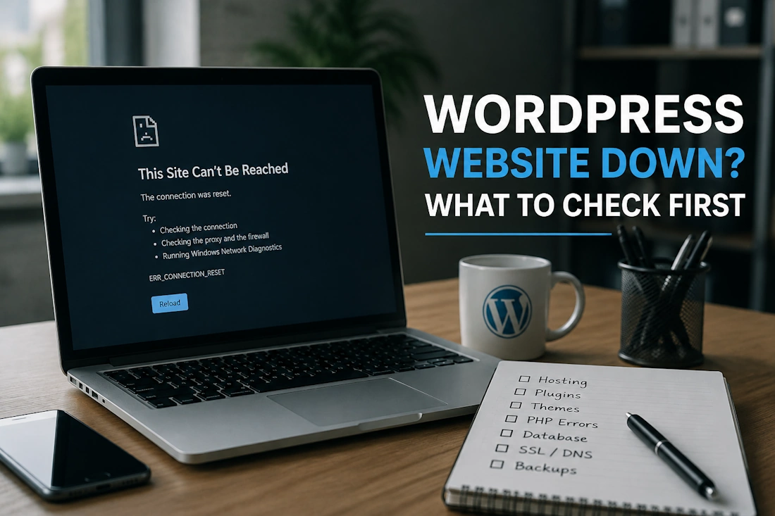 WordPress Website Down? What to Check First